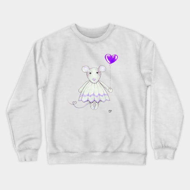 Miss Margaret purple Crewneck Sweatshirt by tristan.r.rosenkreutz